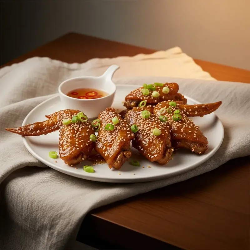 23. Honey Garlic Wings