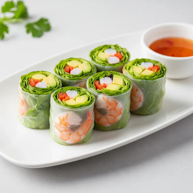 8. Traditional Spring Rolls